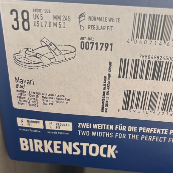 Birkenstock Black Mayari Sandals. Worn for about 10 minutes - Picture 3 of 3